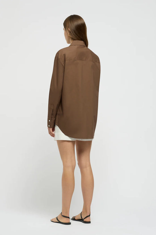 Load image into Gallery viewer, Oversized Shirt | Chocolate
