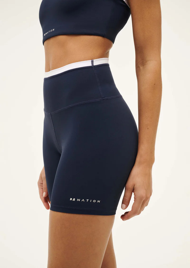 Stellar 5" Bike Short | Dark Navy / Optic White