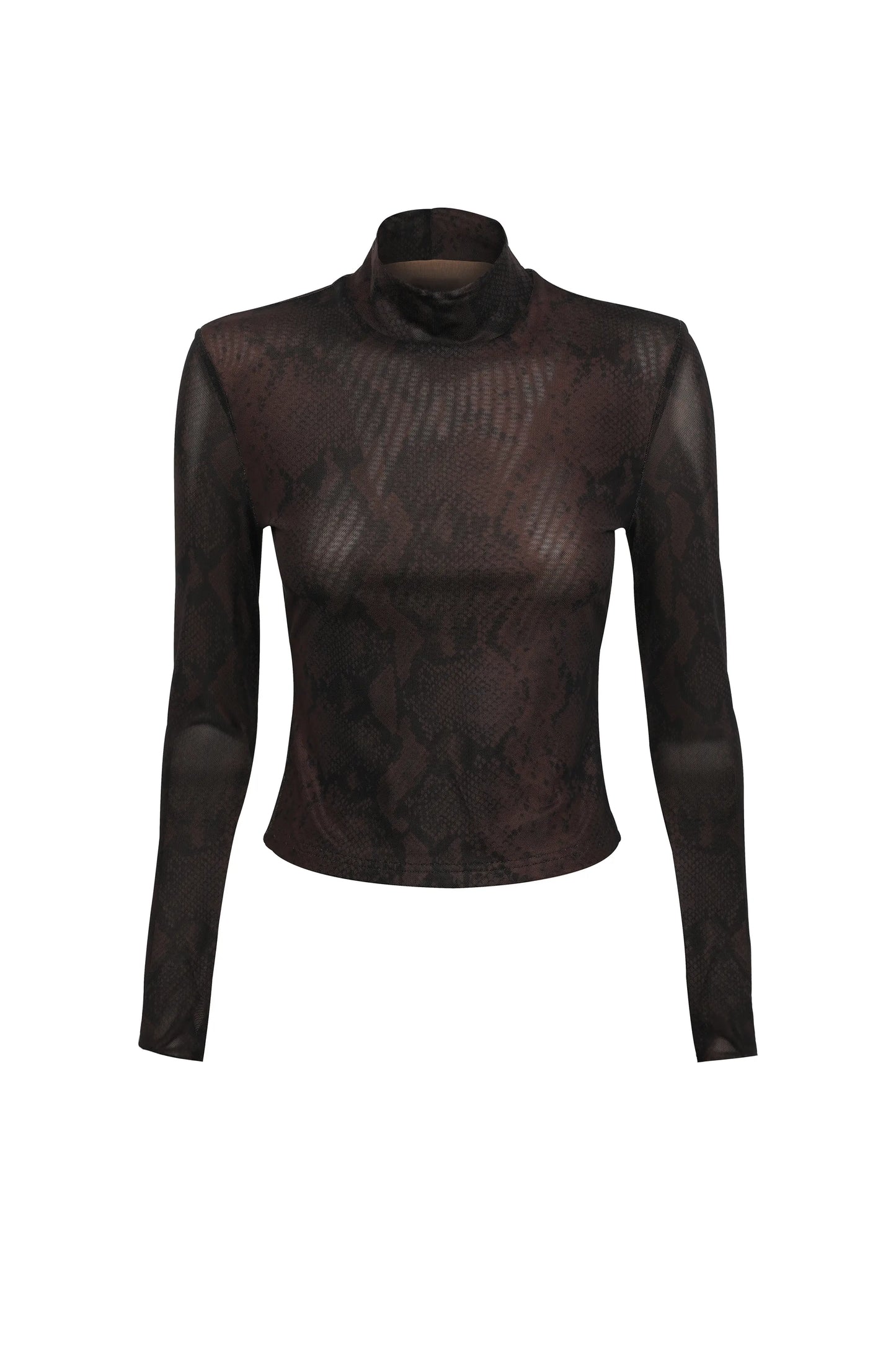 Siren Long Sleeve Top | Snake Print