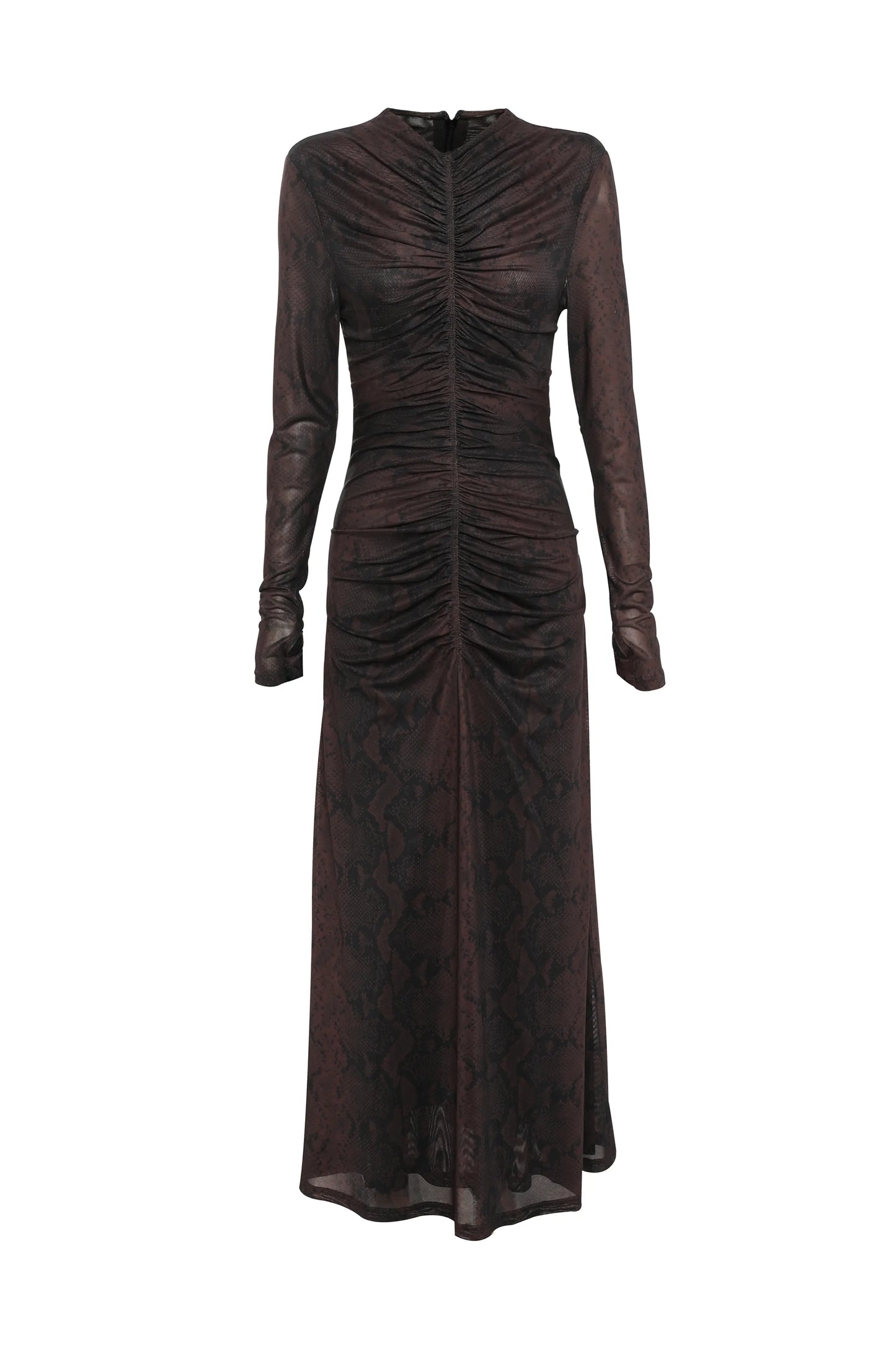 Siren Midi Dress | Snake Print