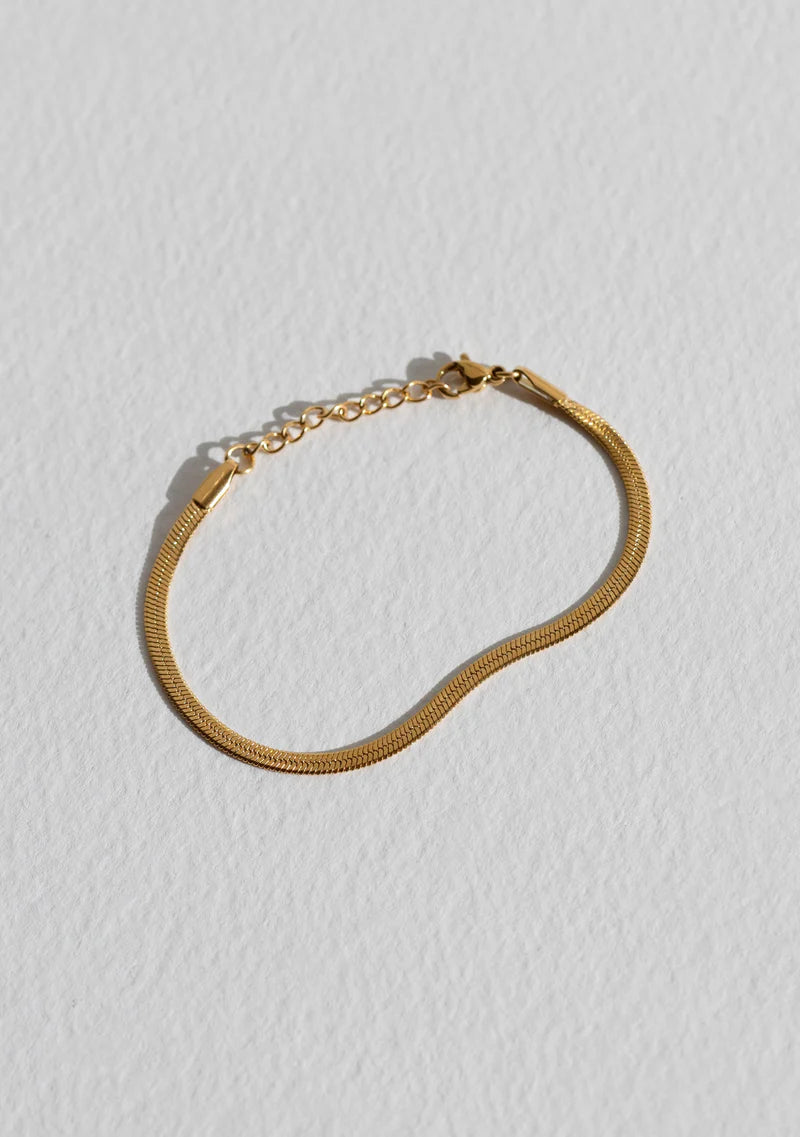 Sphinx 3mm Snake Chain Bracelet | Gold