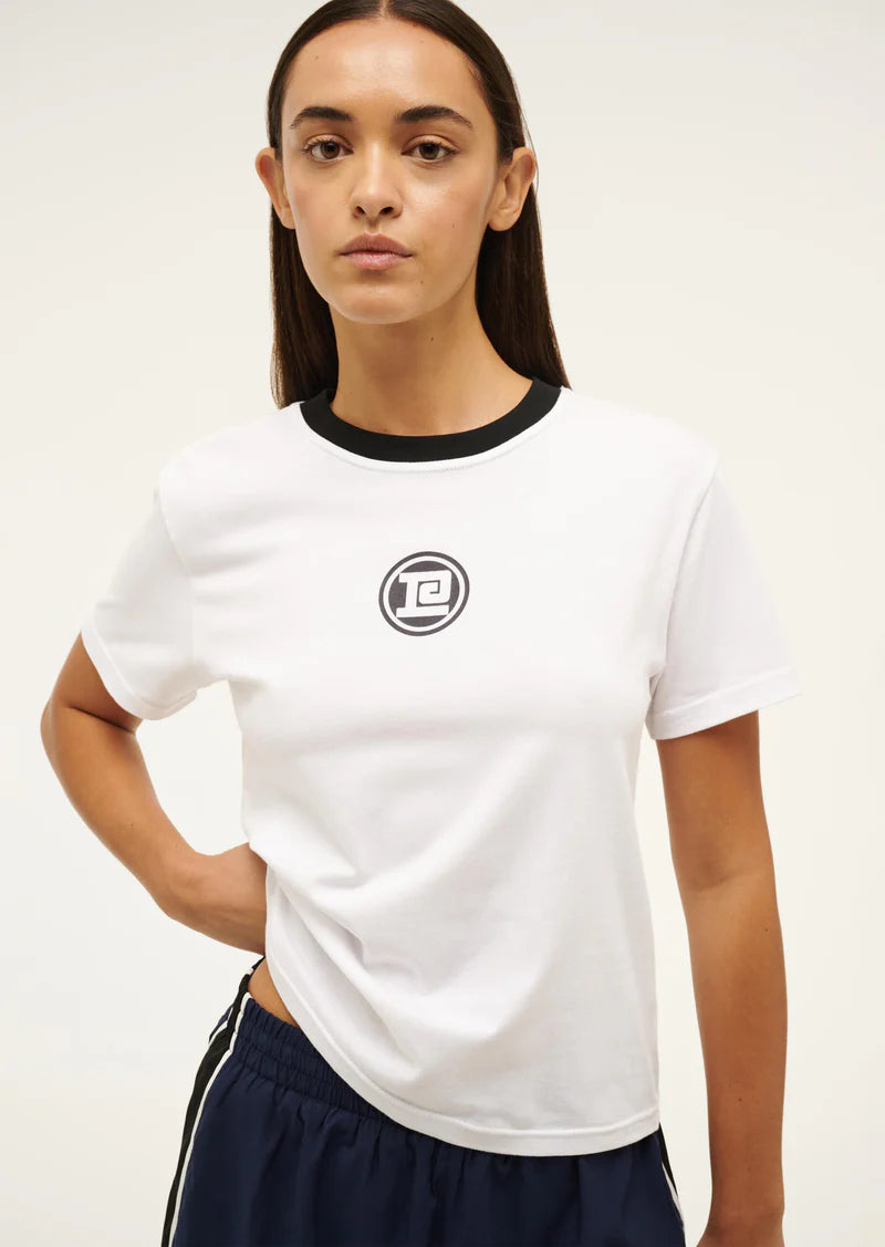 Sportive Short Sleeve Tee | Optic White