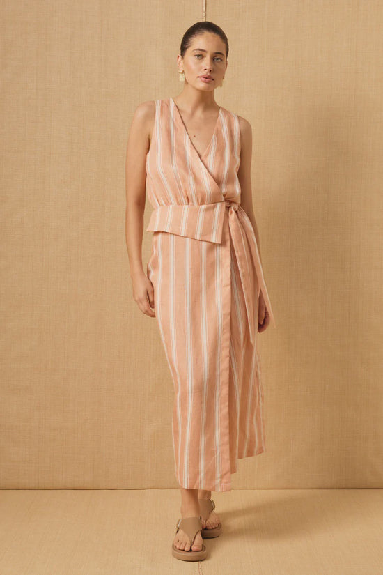 Coral Stripe Dress | Coral Sands Stripe