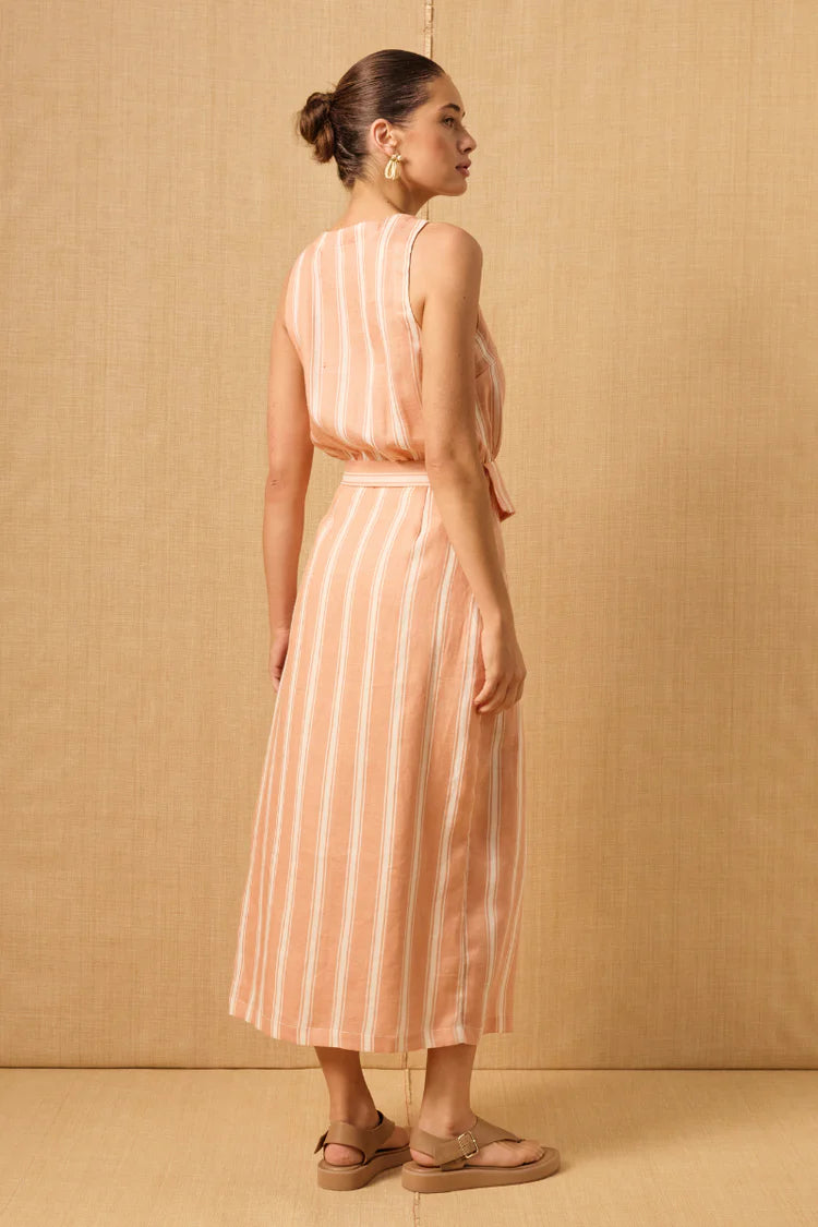 Coral Stripe Dress | Coral Sands Stripe