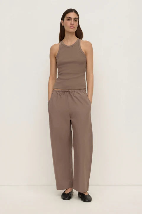 Tabitha Rib Tank | Dark Sand