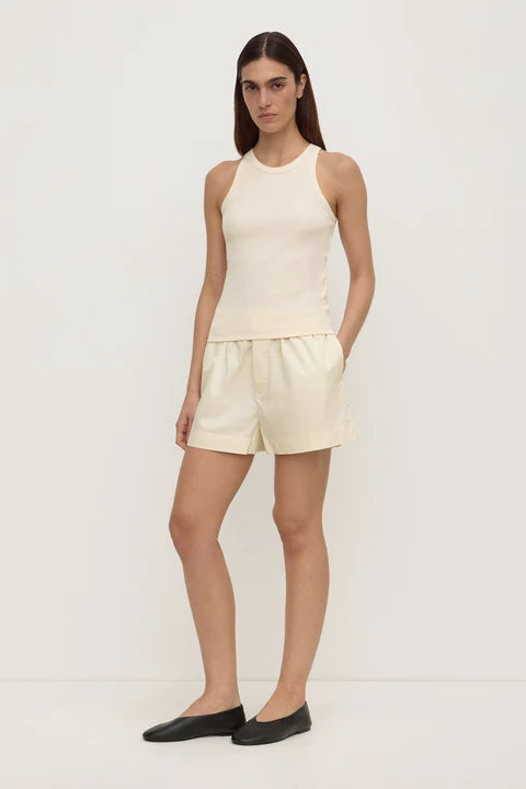 Tabitha Rib Tank | Vanilla