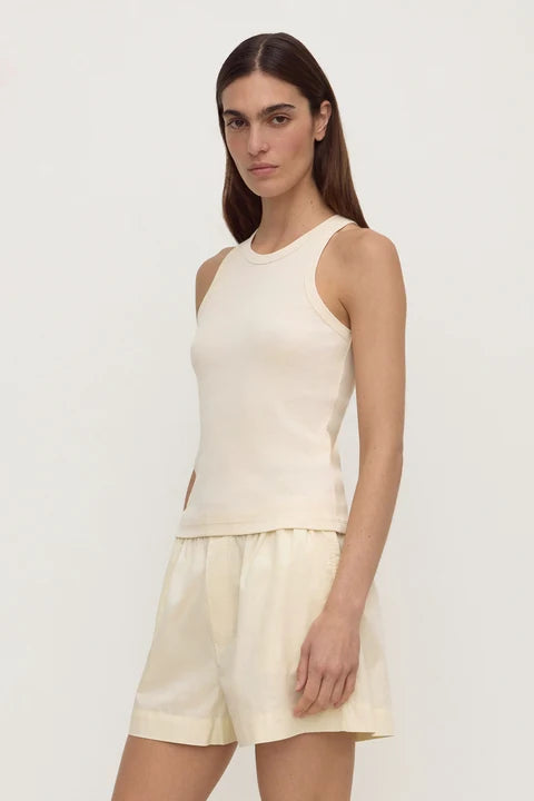 Tabitha Rib Tank | Vanilla