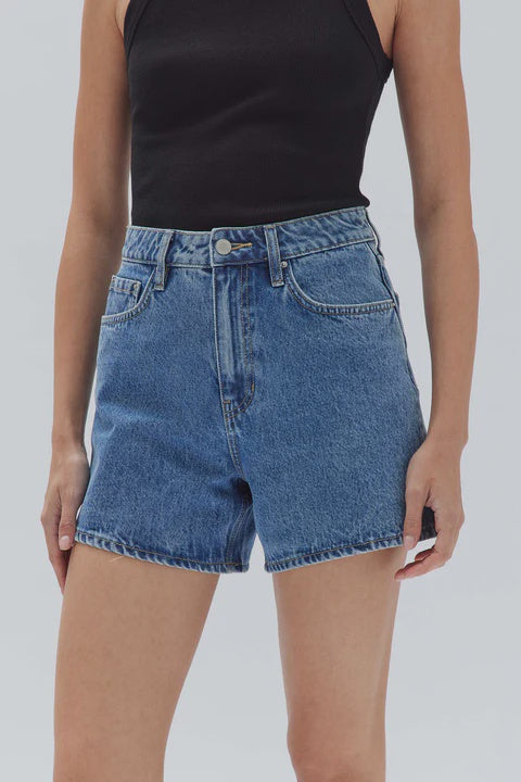 Vintage Denim Short | Dark Stone