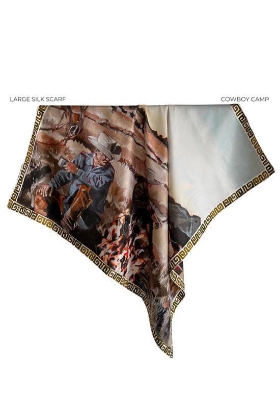 Silk Scarf | Cowboy Camp