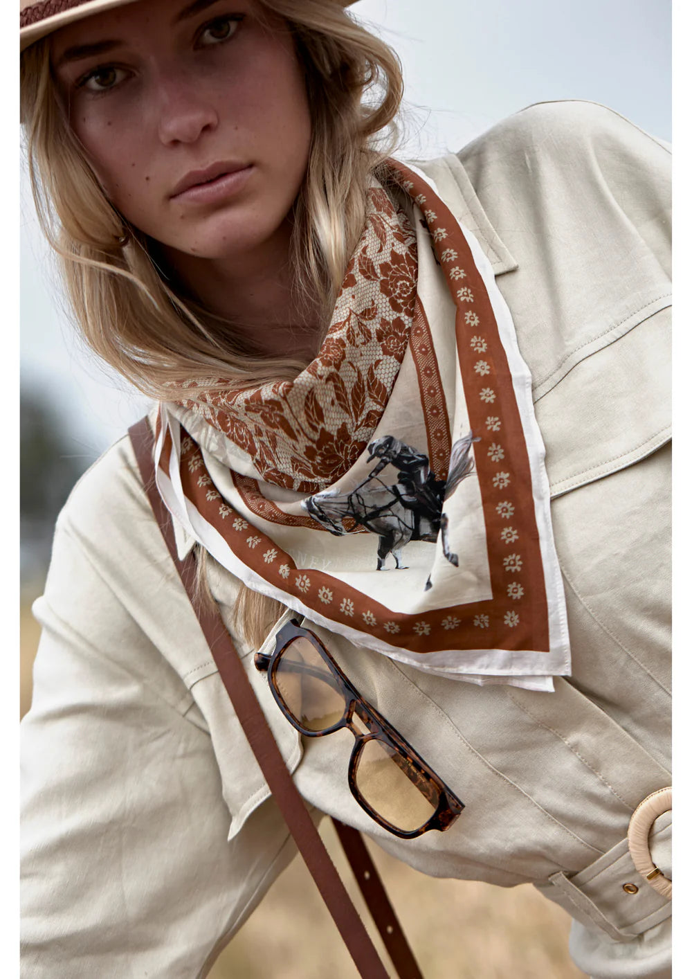 Cotton Bandana | Paisley Palomino