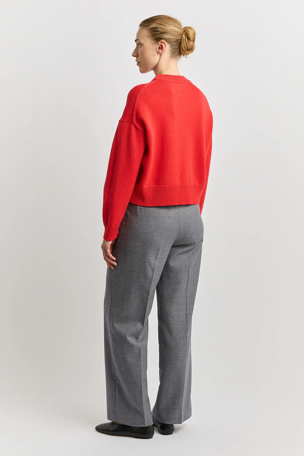 Drop Shoulder Crew | Poppy