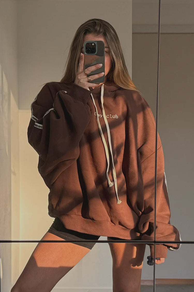 Cloud Racer Hoodie | Chocolate