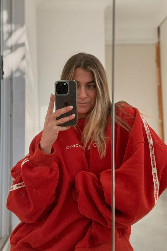 Cloud Racer Sweater | Red