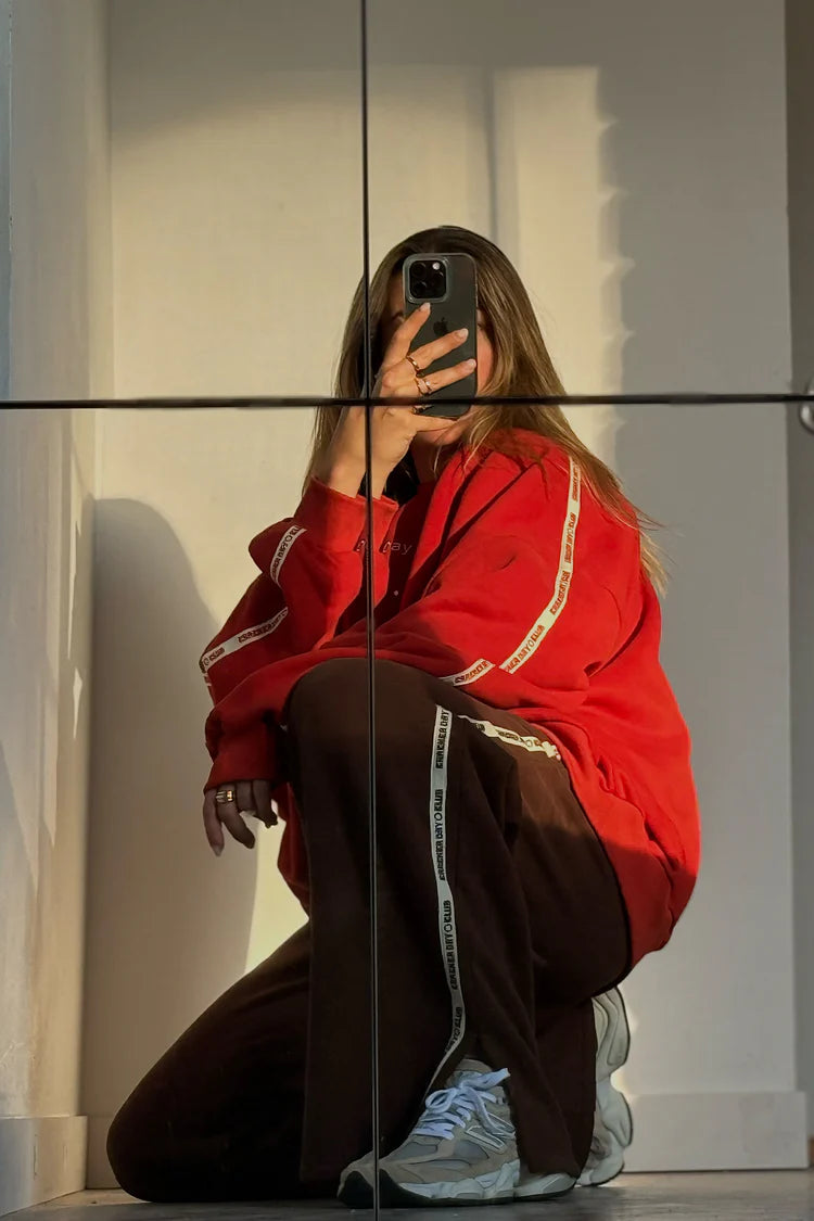Cloud Racer Sweater | Red