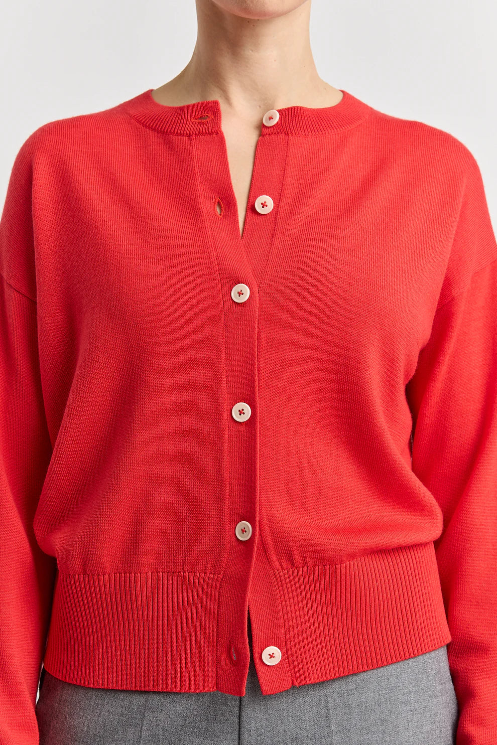 Fine Knit Cardigan | Poppy