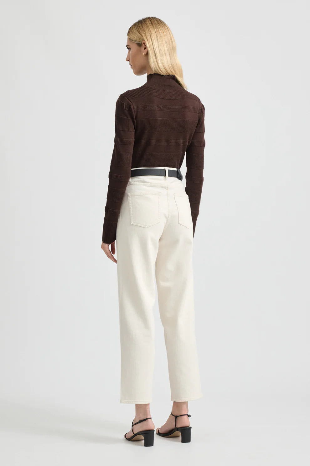 Ottoman Roll Neck | Cacao