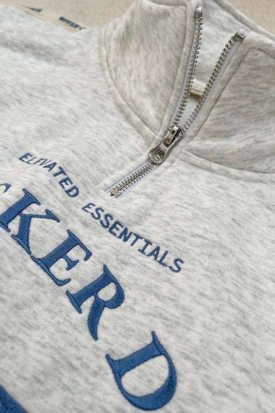 Cloud Quarter Zip Sweater | Grey Marle
