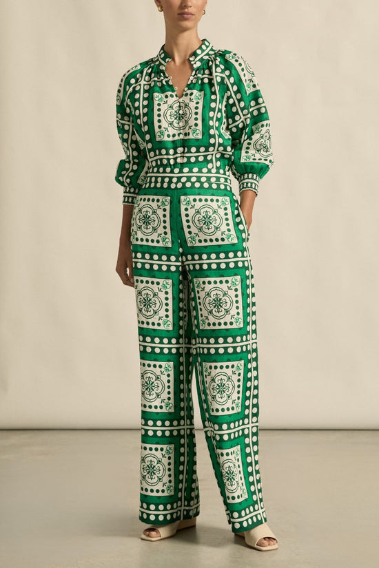 Gesture Pant | Parrot Scarf