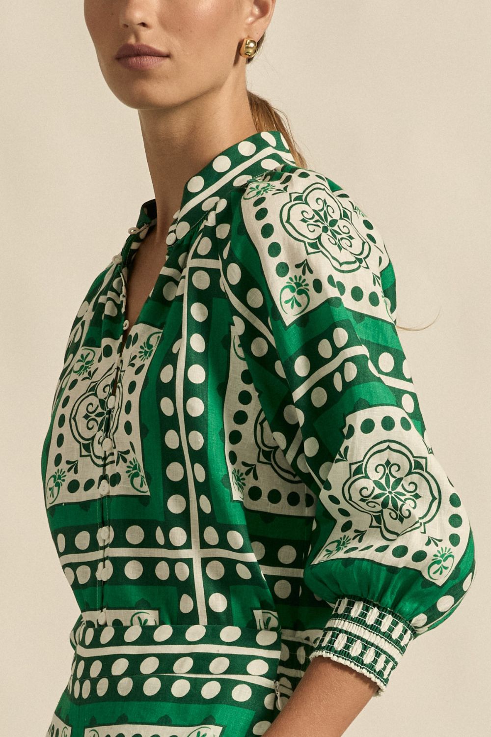 Inspire Top | Parrot Scarf