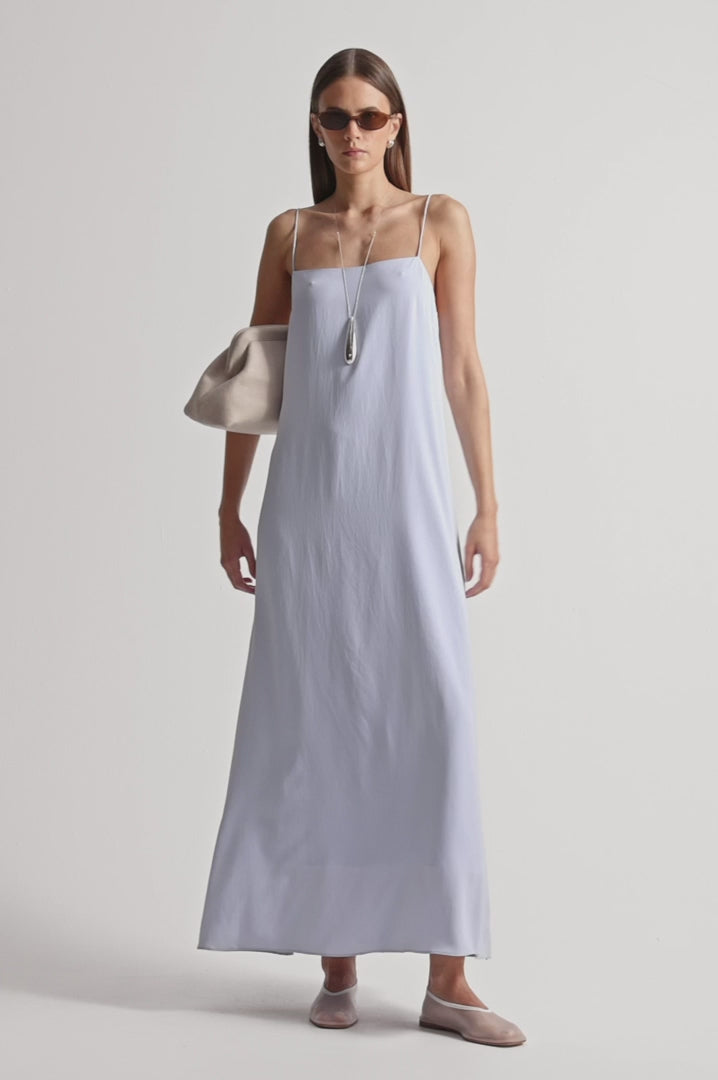 Load and play video in Gallery viewer, Wren Maxi Dress | Soft Blue
