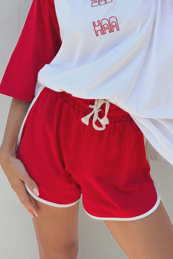 Retro Shorts | Red