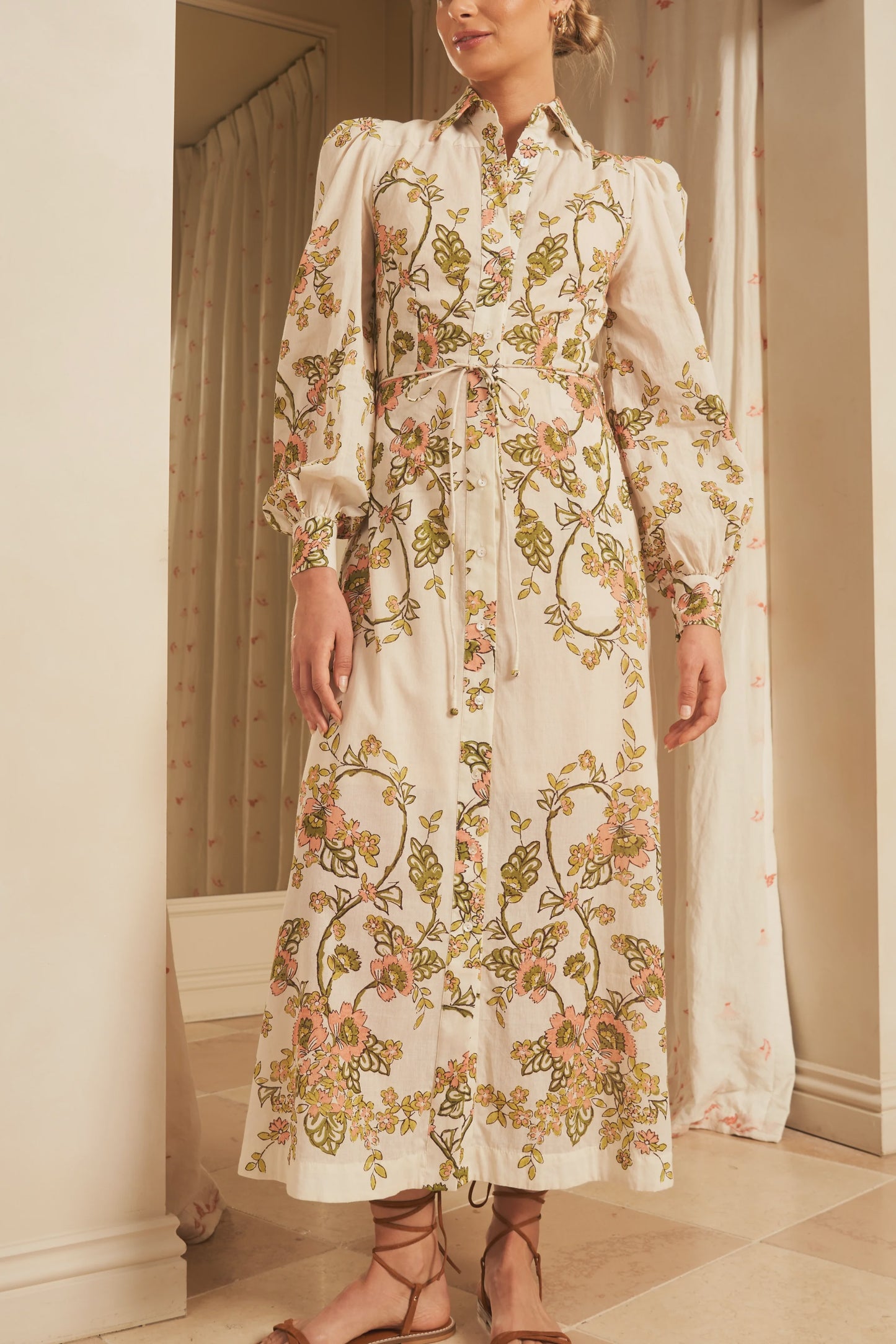 Evita Dress | Jasmine Print