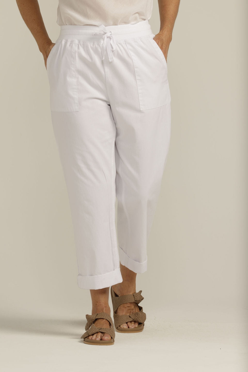 Relaxed Summer Pant | White