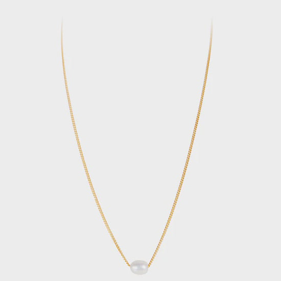 Load image into Gallery viewer, Mini Pearl Teardrop Necklace
